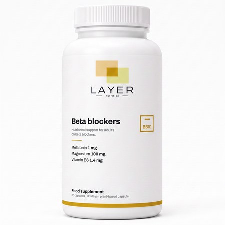 Layer Nutrition Beta-blockers, the bottle