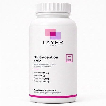 Layer Nutrition Contraception, le flacon
