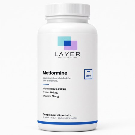 Layer Nutrition Metformine, le flacon